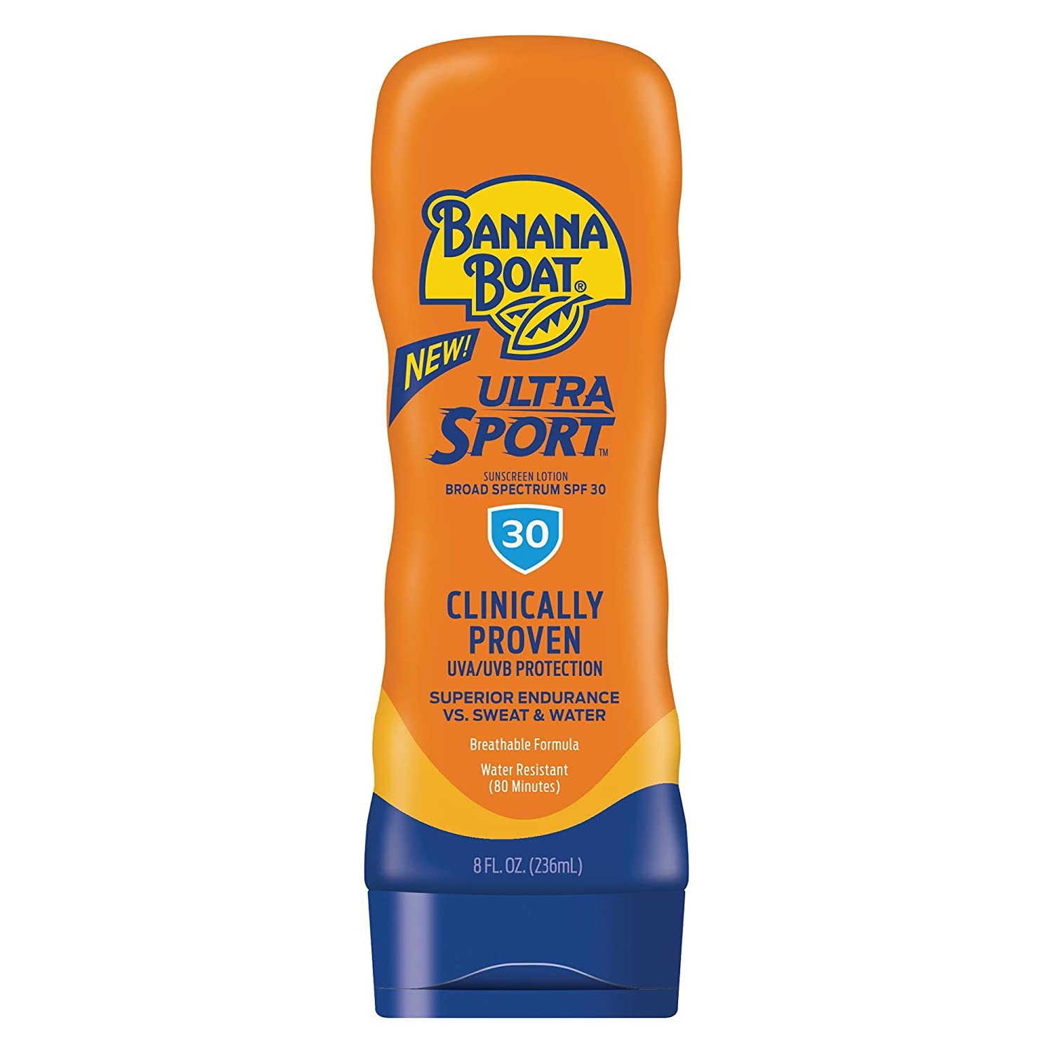Banana Boat Ultra Sport Sunscreen Lotion, Broad Spectrum, SPF 30, 8oz.