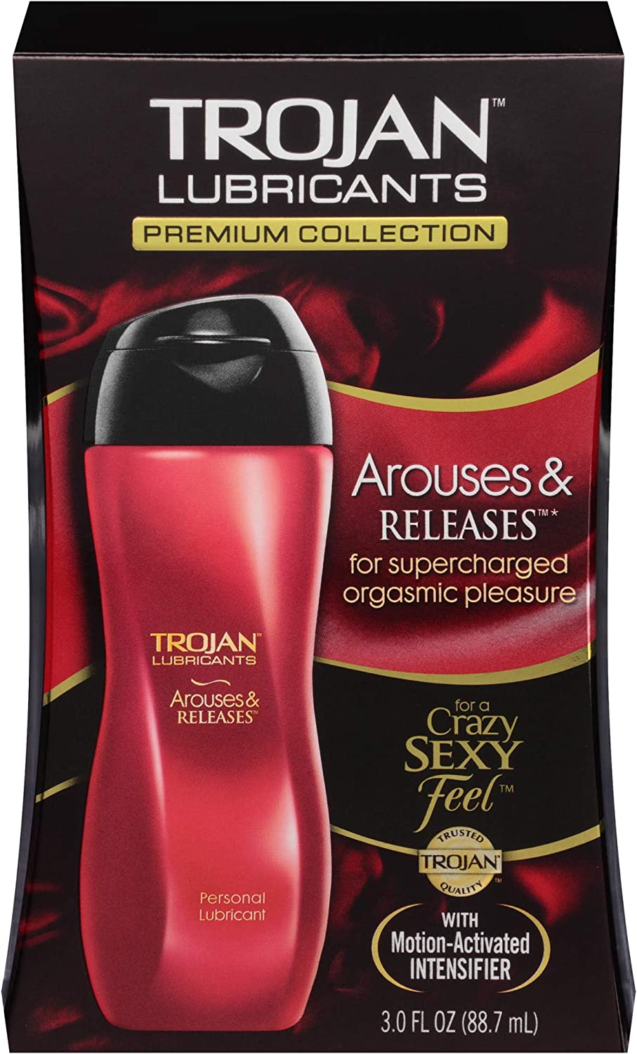 Trojan Arouses & Releases Personal Lubricant, 3 oz.