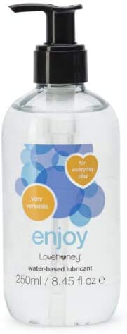 Lovehoney Enjoy Water Based Personal Lubricant- Sex Lube for Men, Women & Couples - Safe for Sex Toys & Condoms - 8.5 fl oz