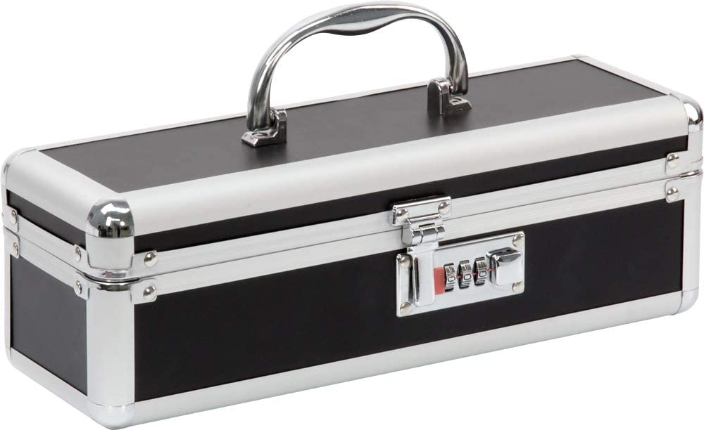 Pure Love Adult Toy Box, Lockable Storage Case, Vibe Case, Vibrator Chest, Black